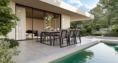 Venovní jídelní souprava Aura Dining6